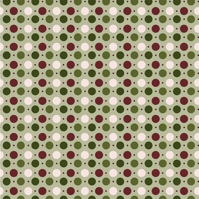 Heidi Grace - Sugar Plum Forest - Dots with Flocking 12x12 paper  (pack of 5)